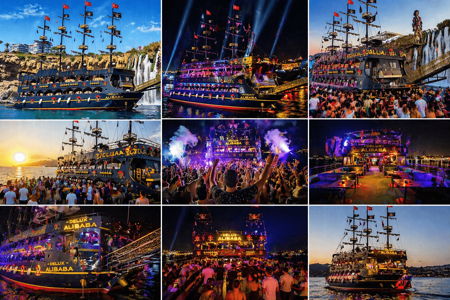 Antalya Gece Yat Disco Turu (DJ Performansı & Transfer Dahil)